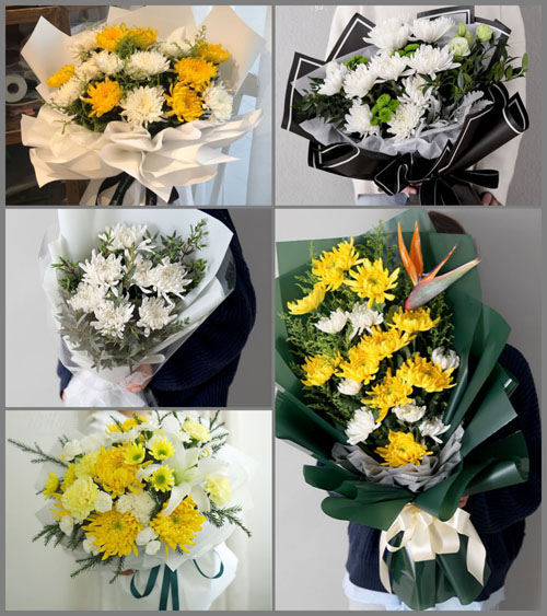 湖南永州道县万家庄街道幸福村白事花束代送